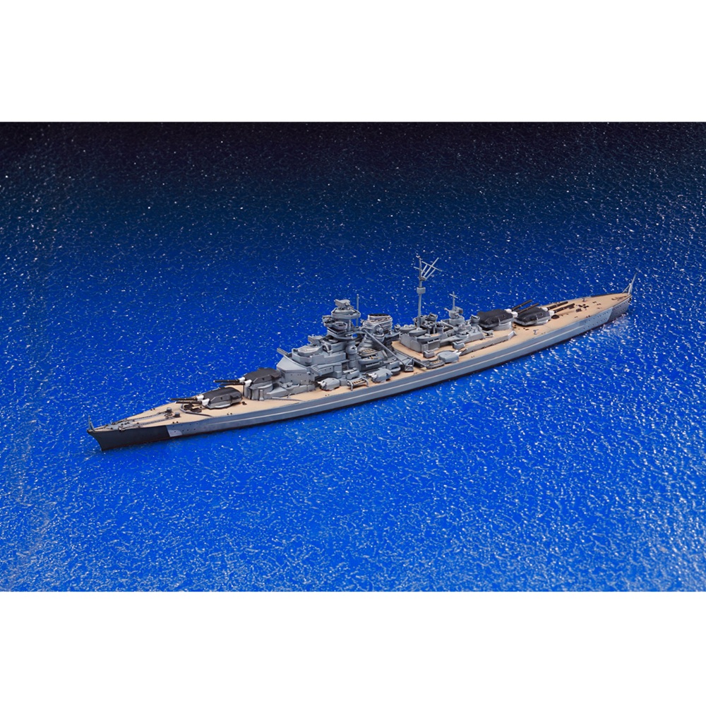 Alternative view of Bismarck 1:700