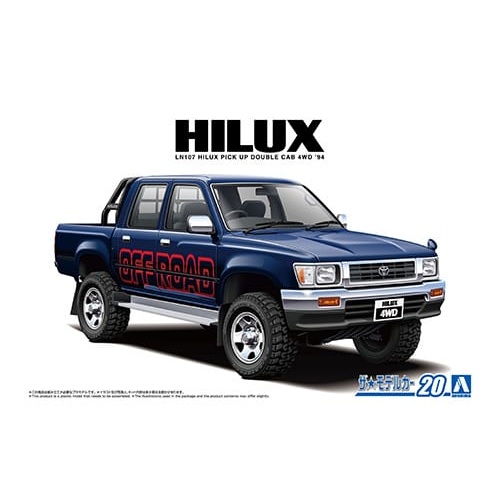 1994 Toyota Hilux LN107 Pickup Double Cab 4WD 1:24
