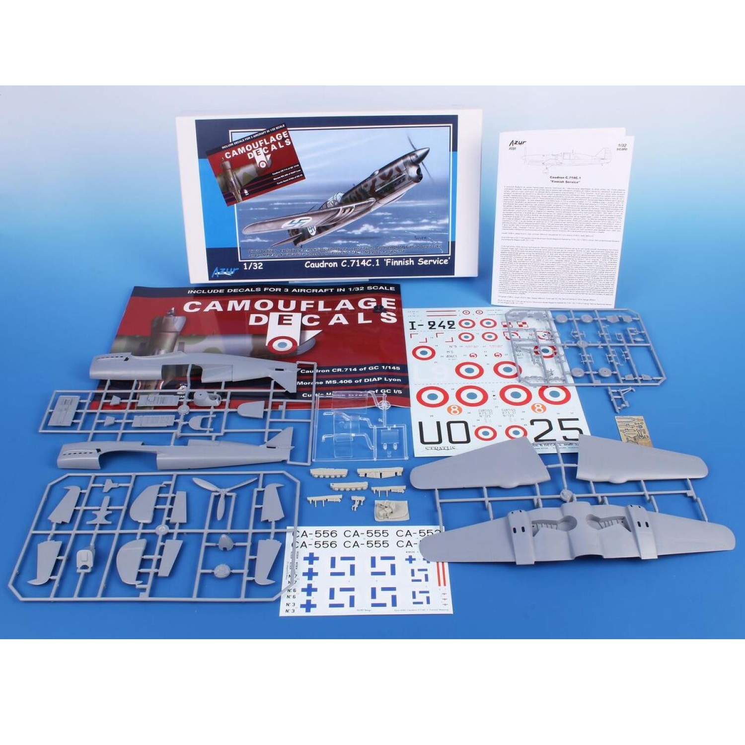 Alternative view of Caudron C.714C.1 1:32 SUOMI