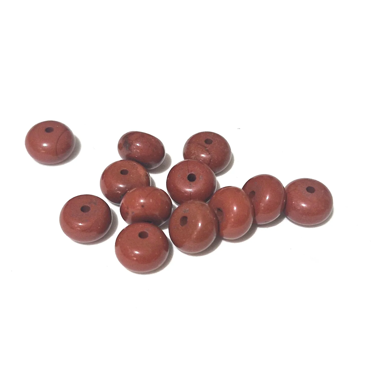 Kivihelmi n.8x5mm 12kpl - Red Jasper