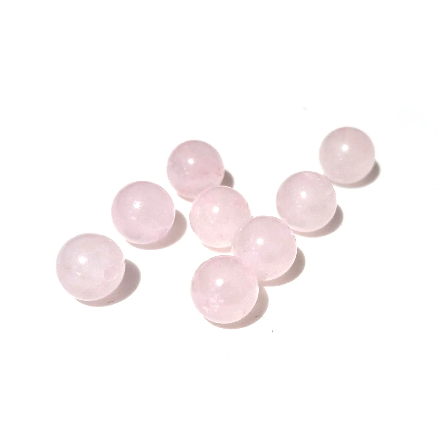 Kivihelmi 8mm 12kpl - Rose Quartz