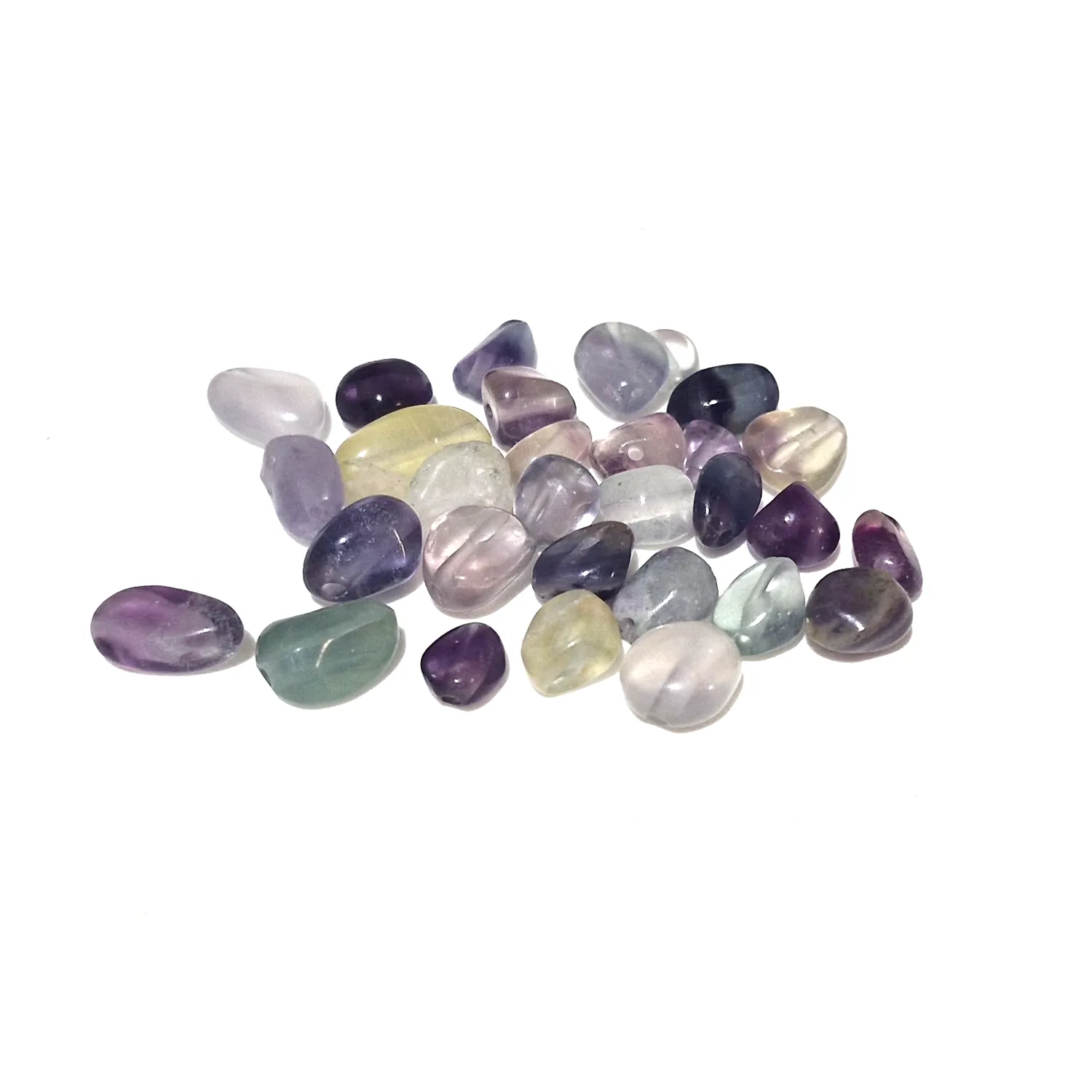 Kivihelmi nugetti n.4-8mm 30kpl - Fluorite