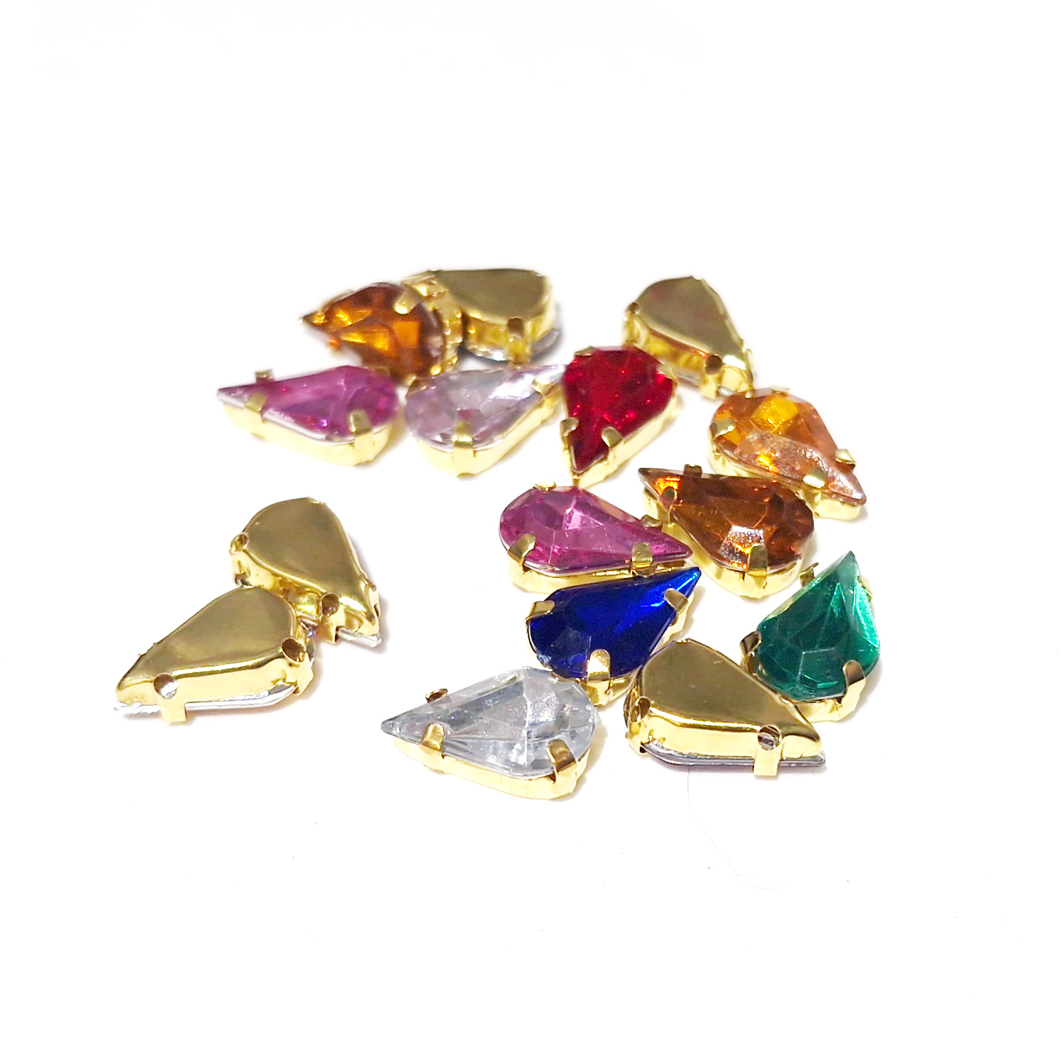 Ommeltavat strassitn.13x8mm - Pisara
