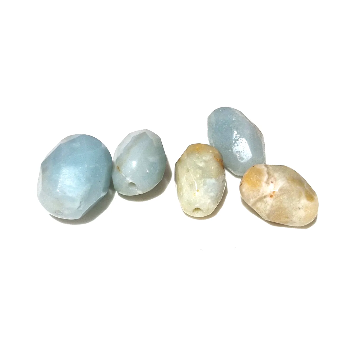 Kivihelmi n.13-18mm 5kpl - Amazonite