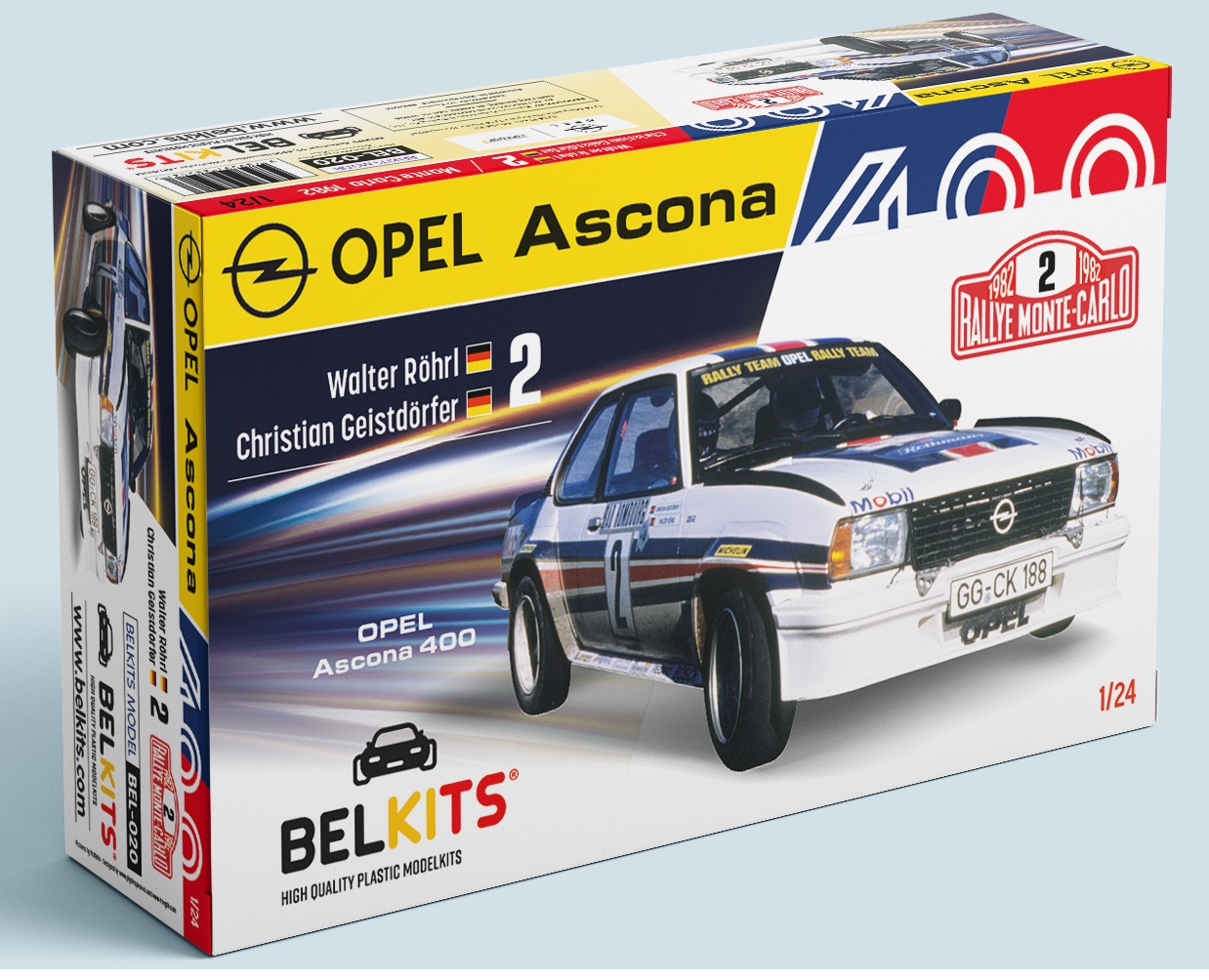 Opel Ascona 400 "1982 Monte Carlo Rallye: Röhrl / Geistdörfer" 1:24