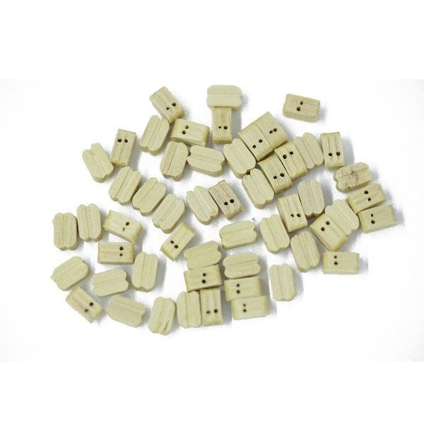 BF0700 - Wooden Block Double 7mm