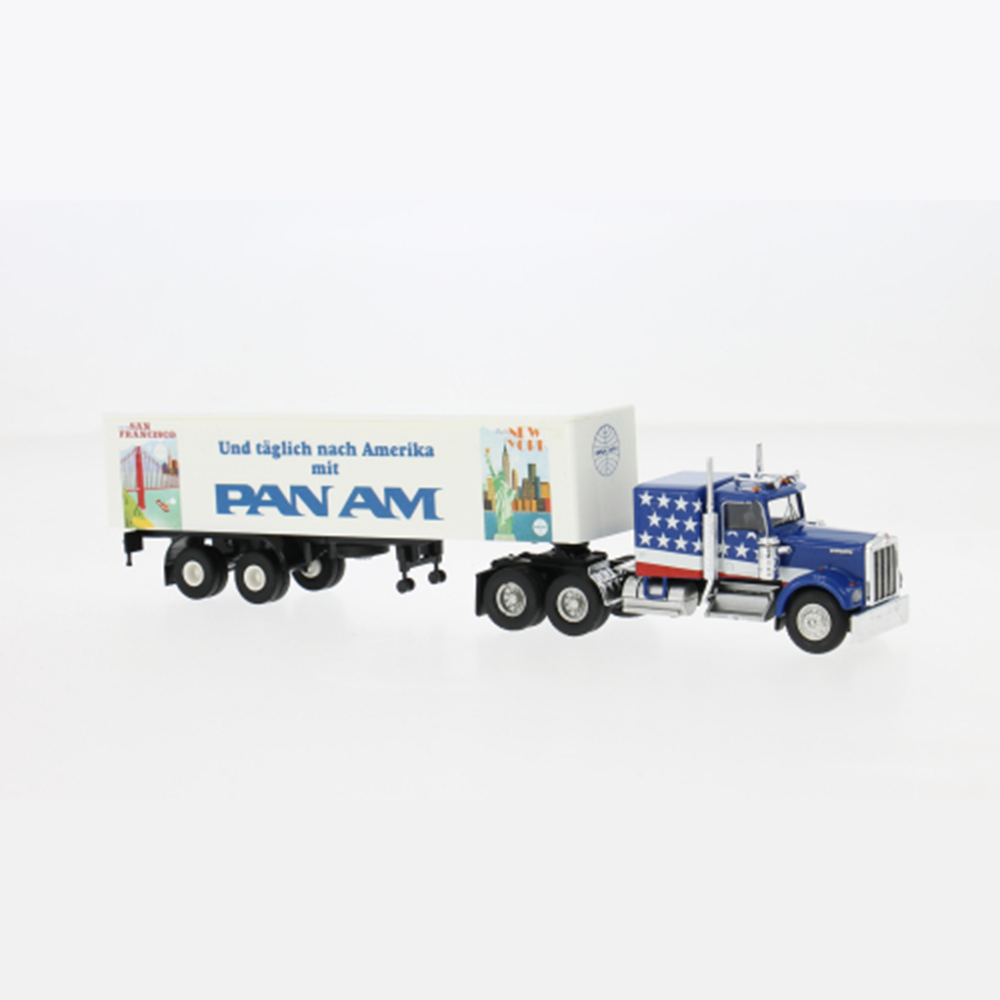 1974 Kenworth W900 & Pan Am Puoliperävaunu