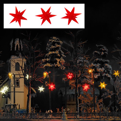 Joulutähti LED-valo - Punainen