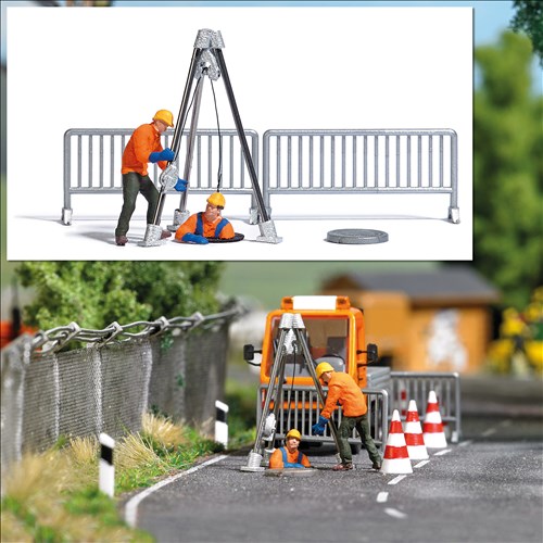 Viemärityöntekijöitä