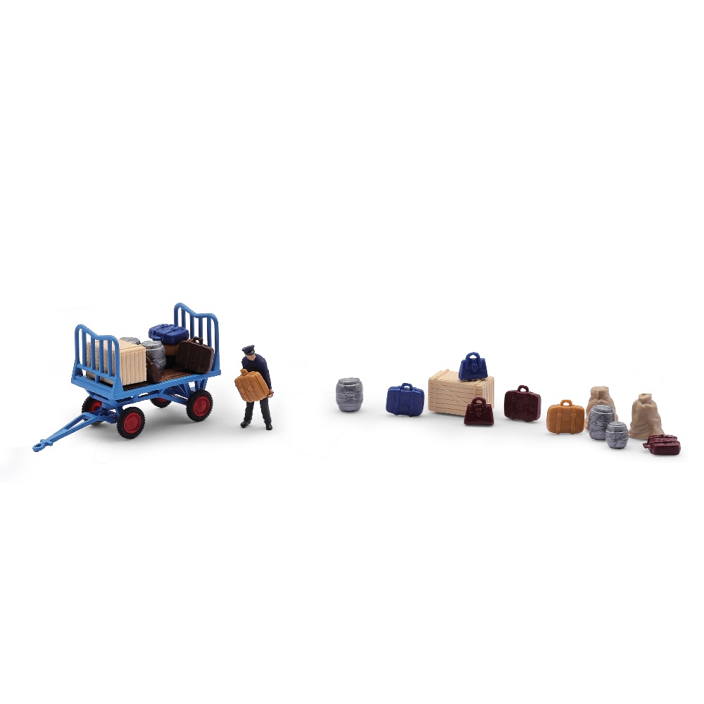 Alternative view of Loading a platform trolley