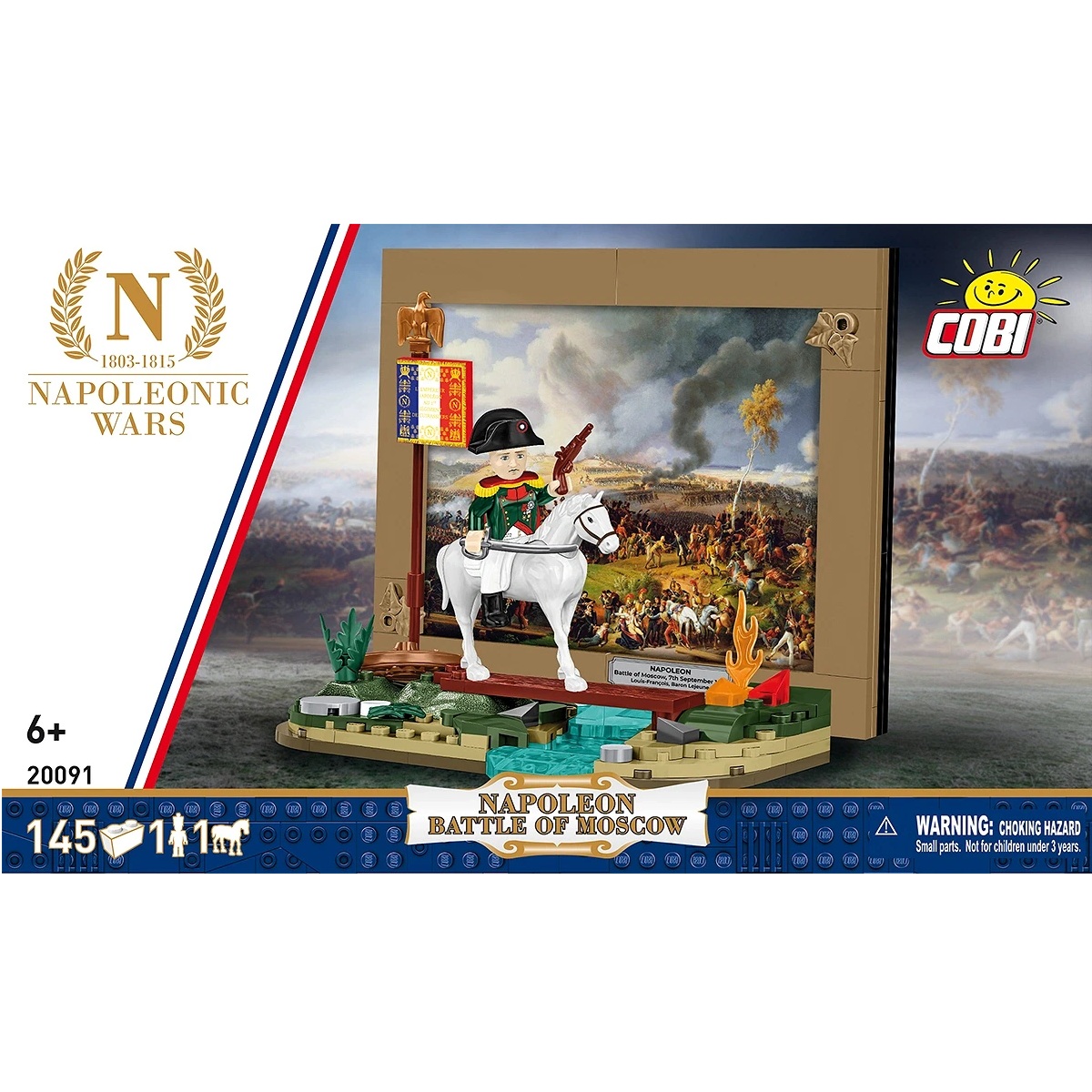 Alternative view of Napoleon at the Battle of Borodino 1812 - Mini Diorama