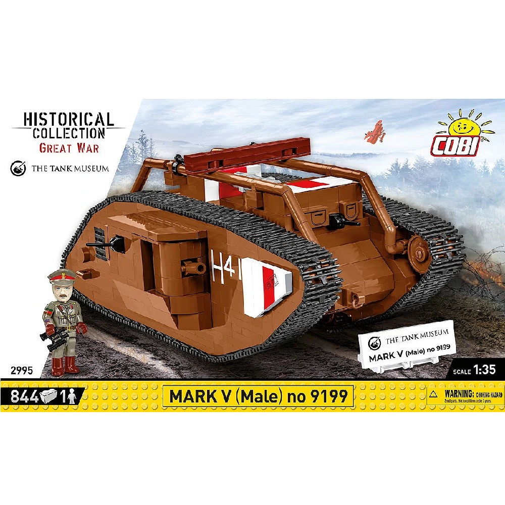 Alternative view of Mark V Tank Male No. 9199 1:35