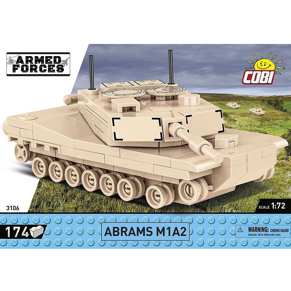 Alternative view of Abrams M1A2 1:72