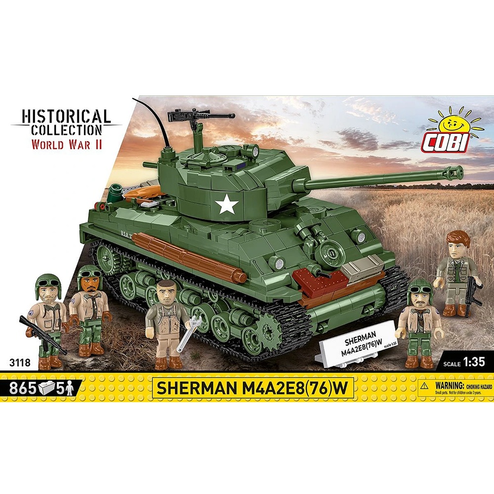 Alternative view of Sherman M4A2E8 1:35