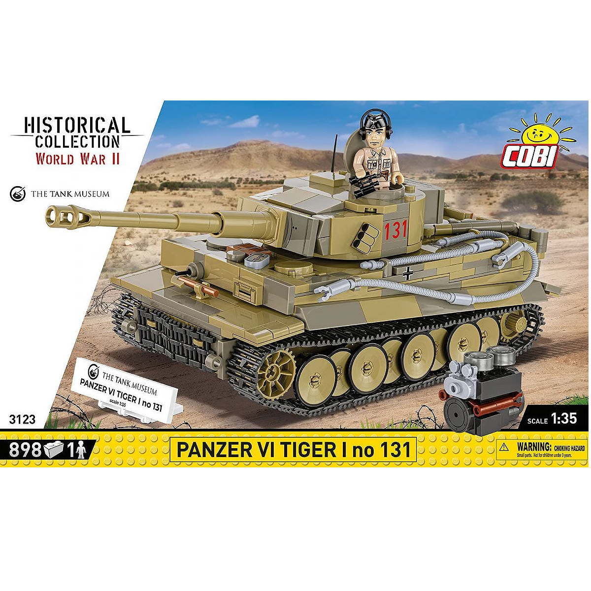 Alternative view of Sd. Kfz. 181 Pz.Kpfw. VI Tiger "131" 1:28