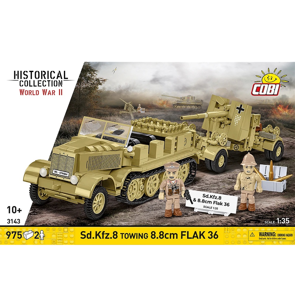 Alternative view of Sd.Kfz. 8 Towing 8.8cm Flak 36 1:35