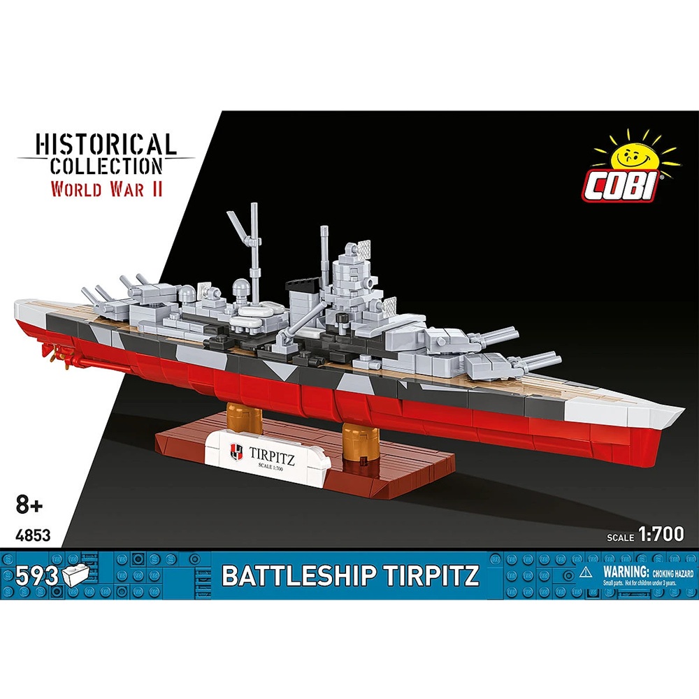 Alternative view of Tirpitz 1:700
