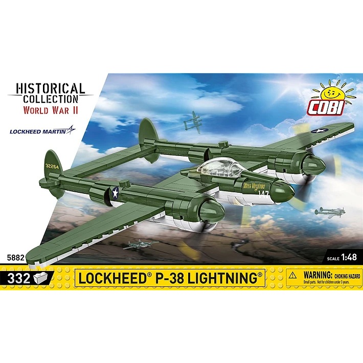 Alternative view of Lockheed P-38 Lightning 1:48