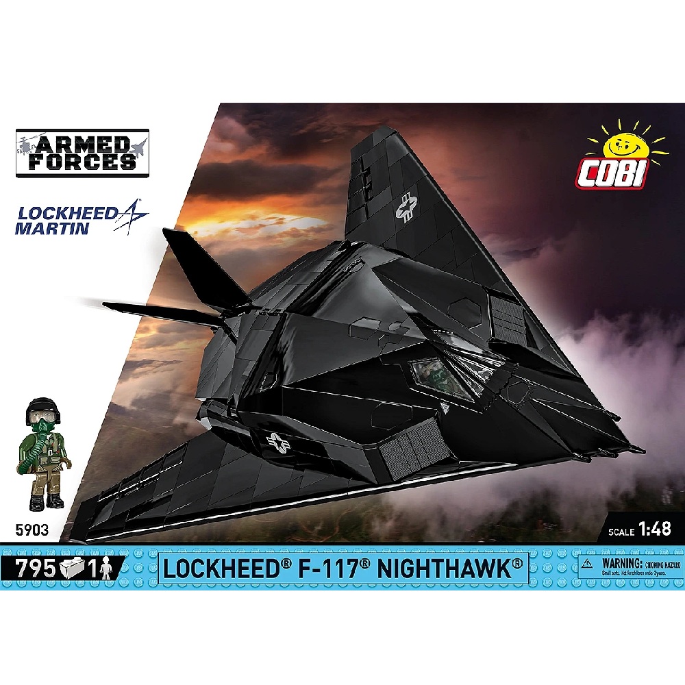 Alternative view of Lockheed F-117 Nighthawk 1:48