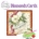 Christmas Bells with white Flowers -kortti
