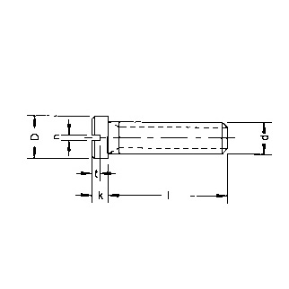 Koneruuvi DIN920 M2 x 8mm