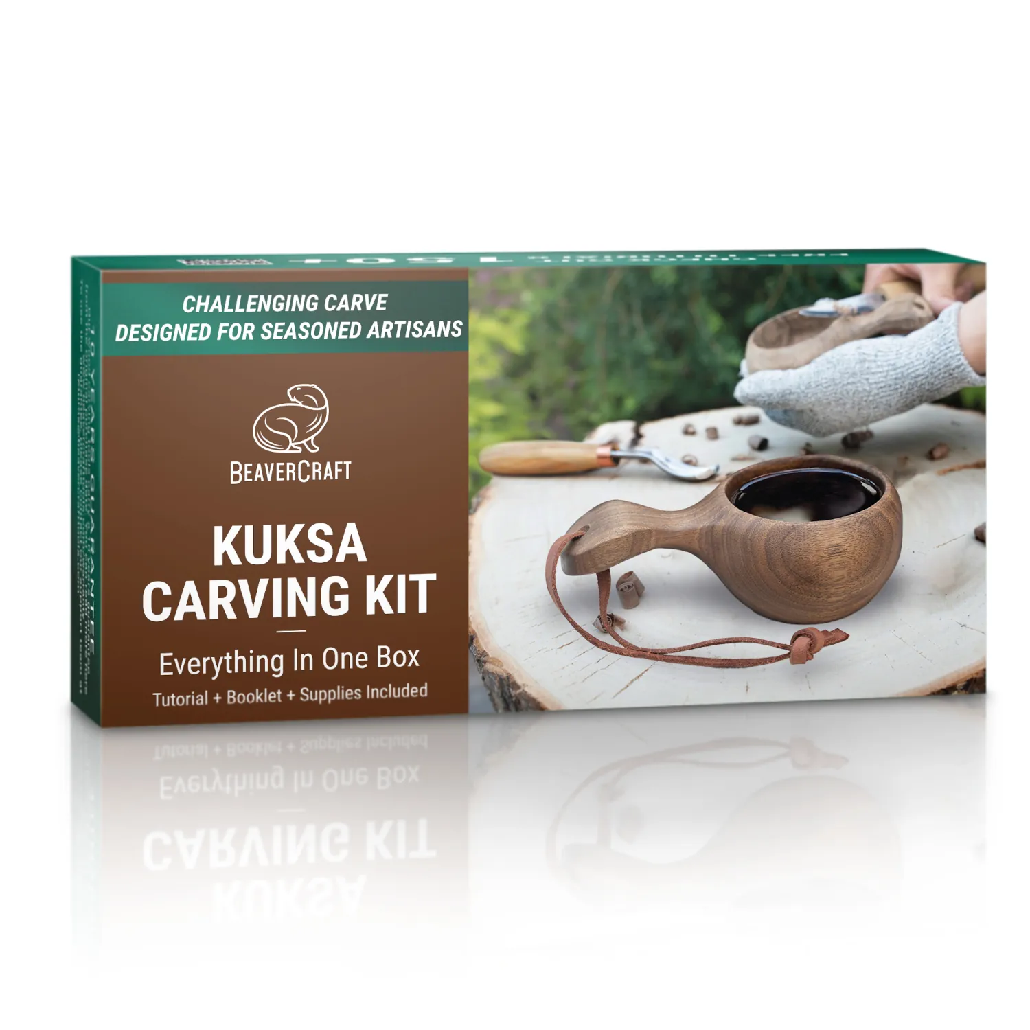 Puukaiverrussetti Kuksa