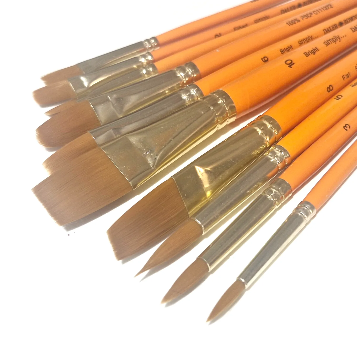 Keinokuitu Akryylisivellinlajitelma 10kpl