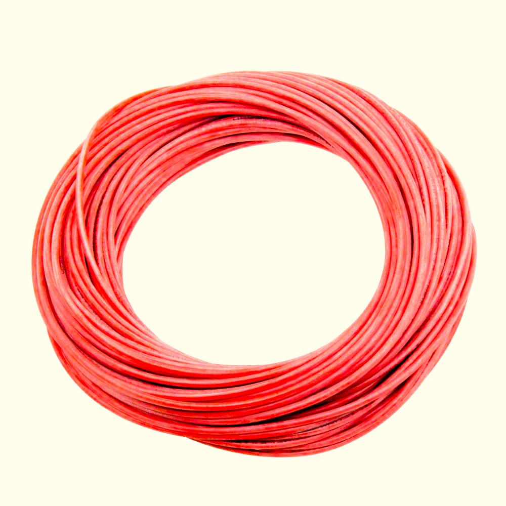 Monisäikeinen sähköjohto Ø 2,5 mm - Punainen