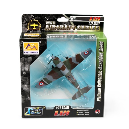 Alternative view of Dewoitine D.520 1:72