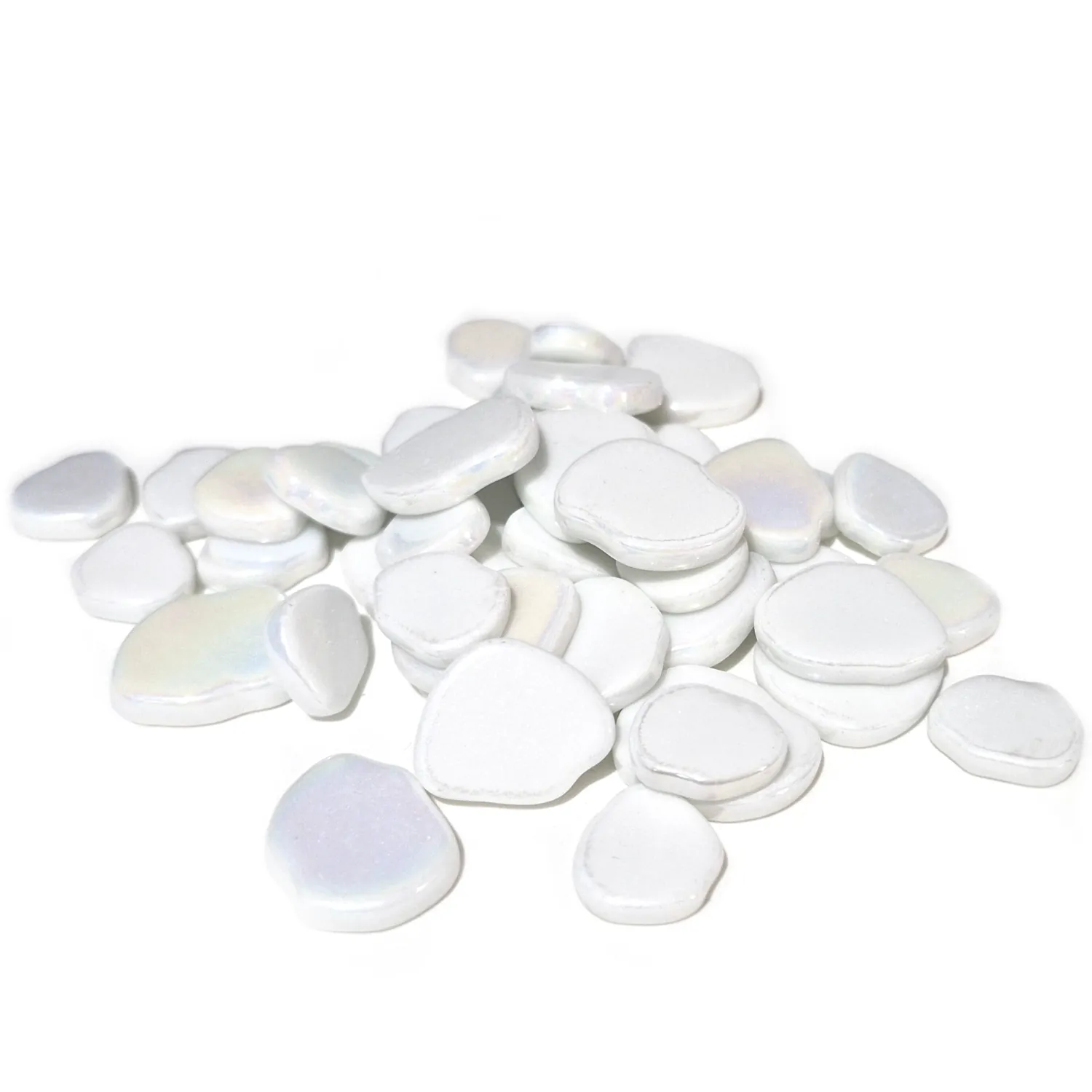 Fiori Glass lasimosaiikki - White