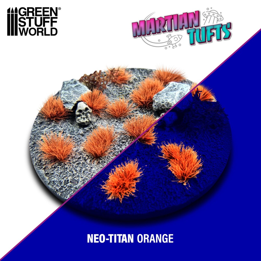 Martian Fluor Tufts - Neo-Titan Orange - Image 3