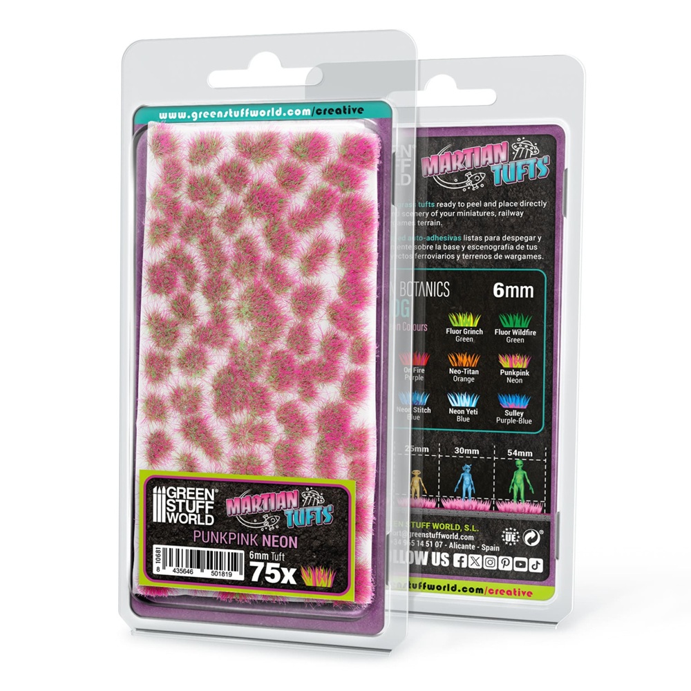 Martian Fluor Tufts - Punkpink Neon