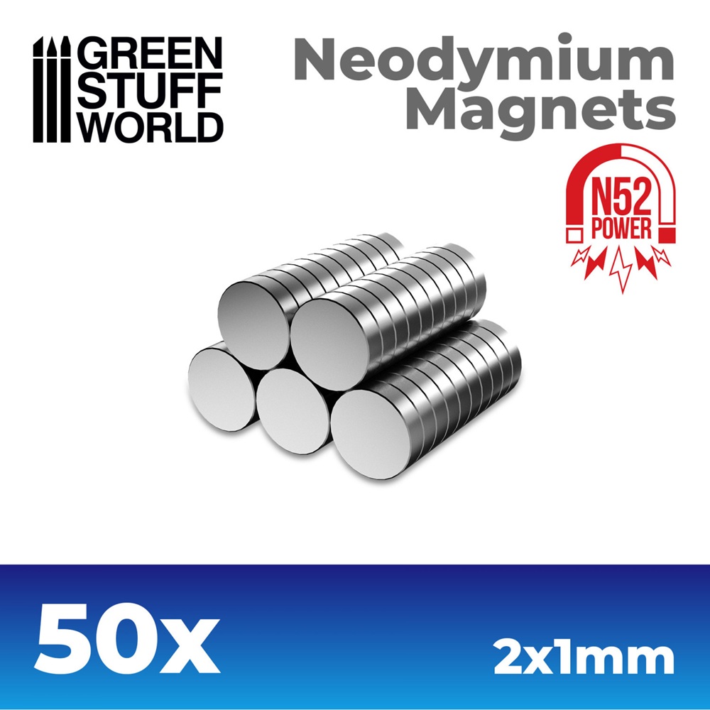 Neodyymimagneettinappi 2x1mm N52