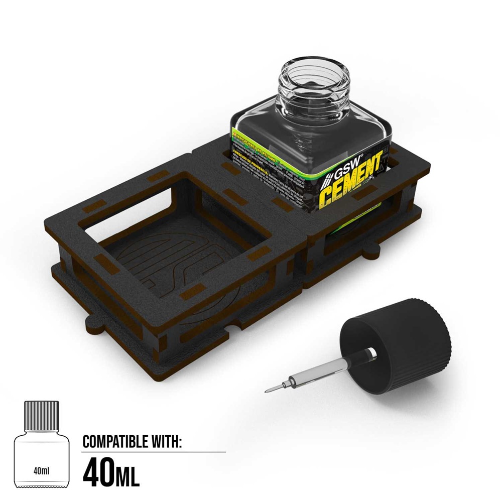 Pulloteline 40mm Neliönmallisille Pulloille 2kpl