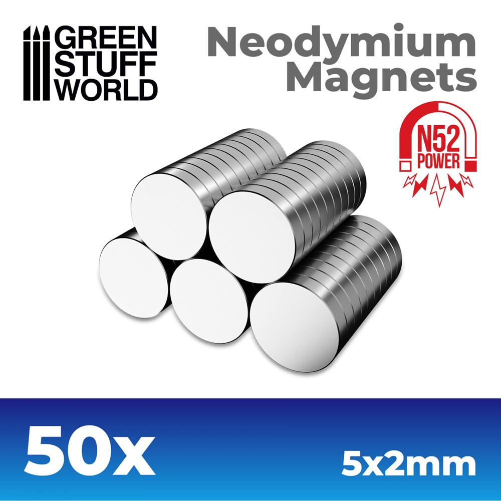 Neodyymimagneettinappi 5x2mm N52