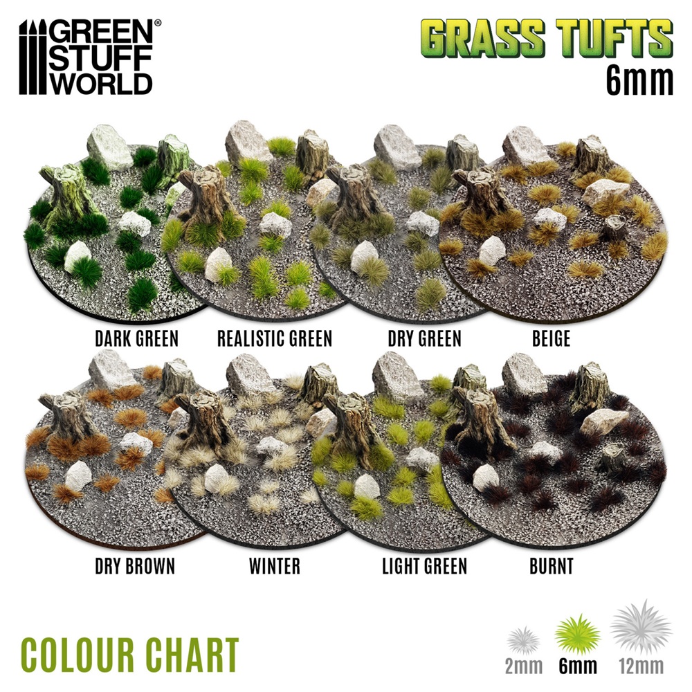 Static Grass Tufts -ruohotuftit - Dark Green - Image 3