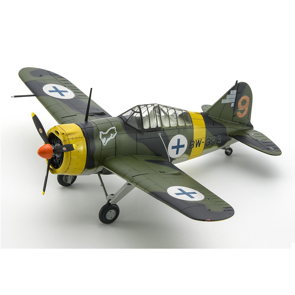 Alternative view of Brewster B-239 Buffalo 1:72 SUOMI