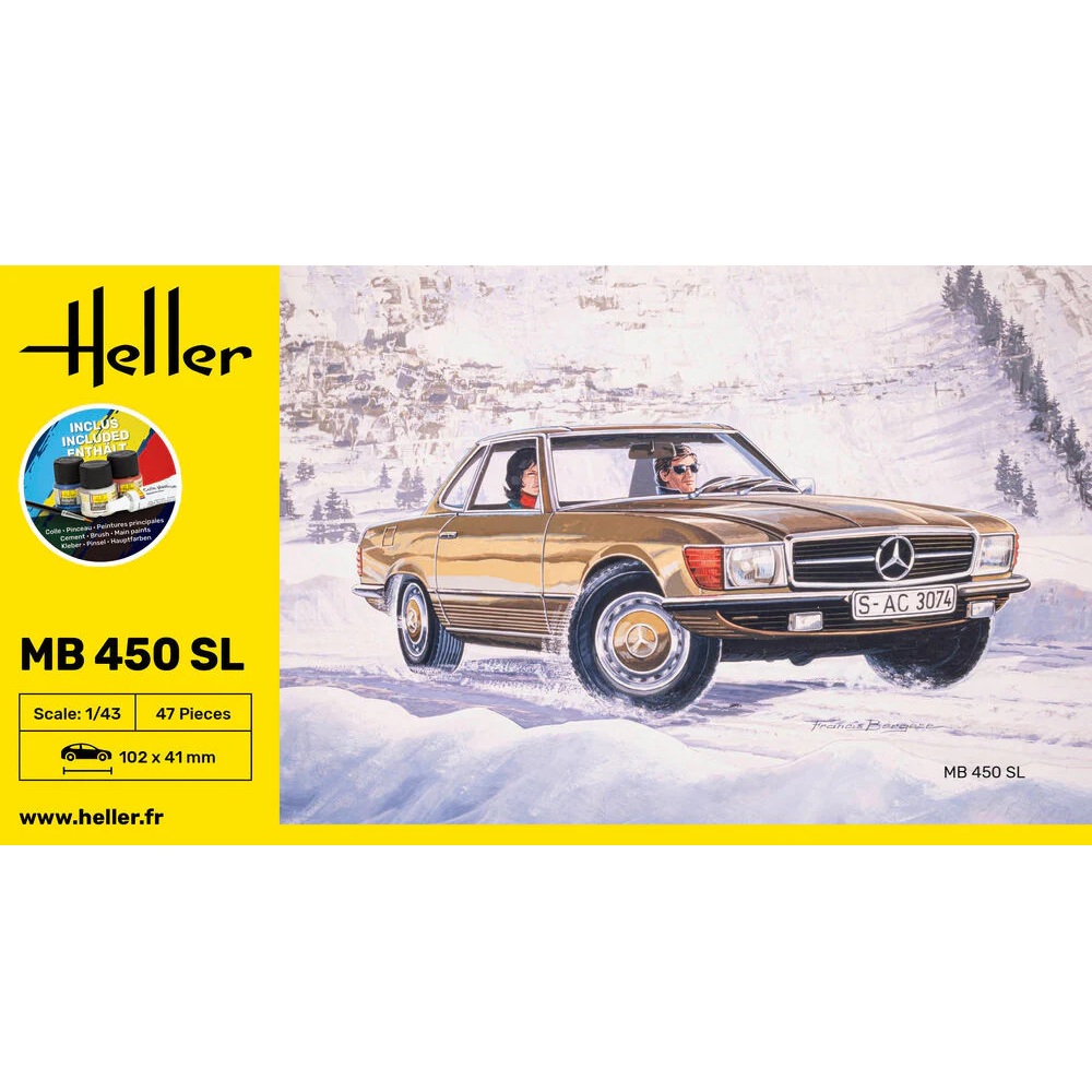 Mercedes-Benz R107 450 SL 1:43 Starter Set