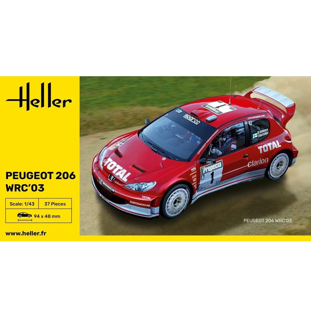 Peugeot 206 WRC'03 1:43