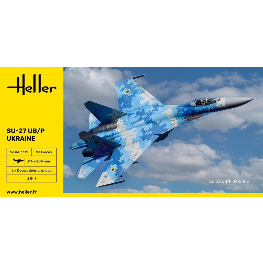 Sukhoi Su-27P/UB Flanker-B/-C 1:72 UKRAINA