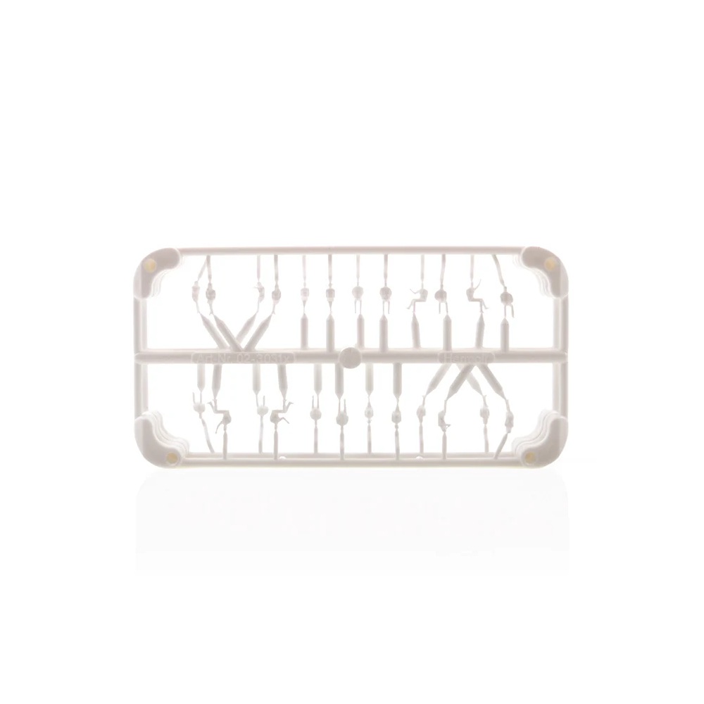 Istuvat ihmiset 1:200- Valkoinen