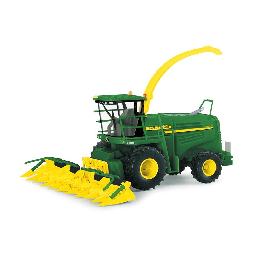 John Deere 7800 Traktori Kemper 375 leikkuupöydällä