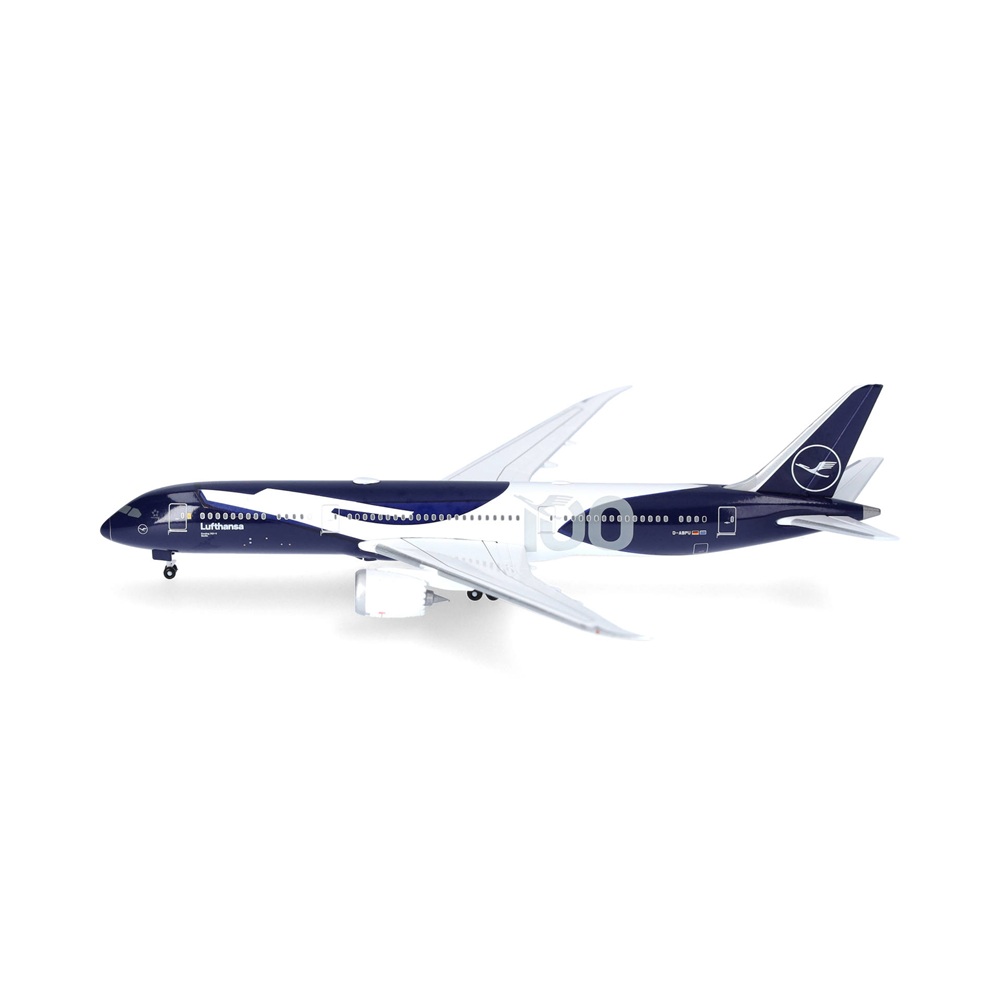Alternative view of Boeing 787-9 Dreamliner "Lufthansa 100 Jahre" 1:500