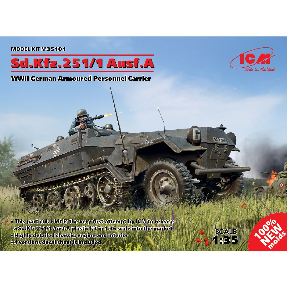 Sd.Kfz-251/1 Ausf.A Ungepanzerte 1:35