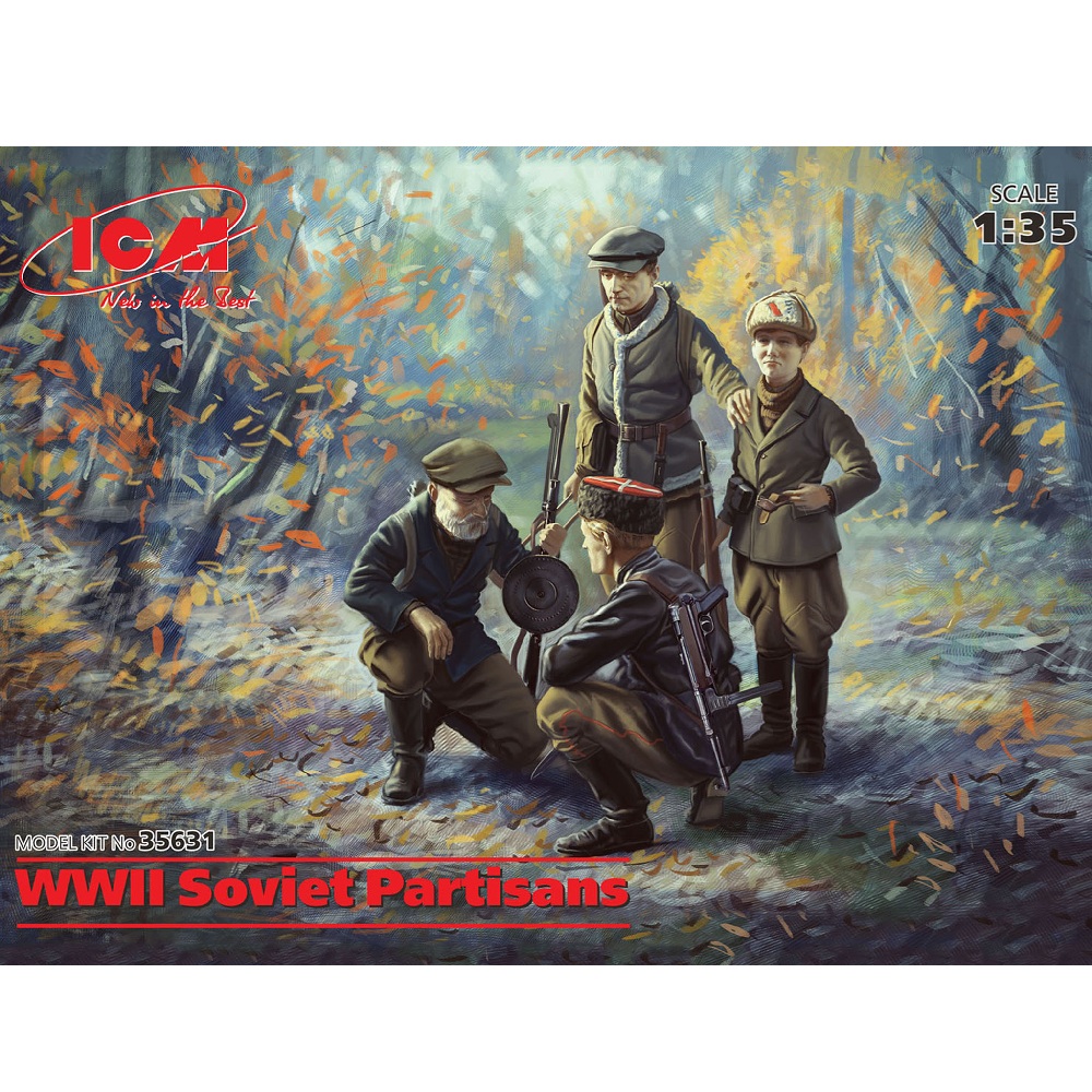 WWII Soviet Partisans 1:35