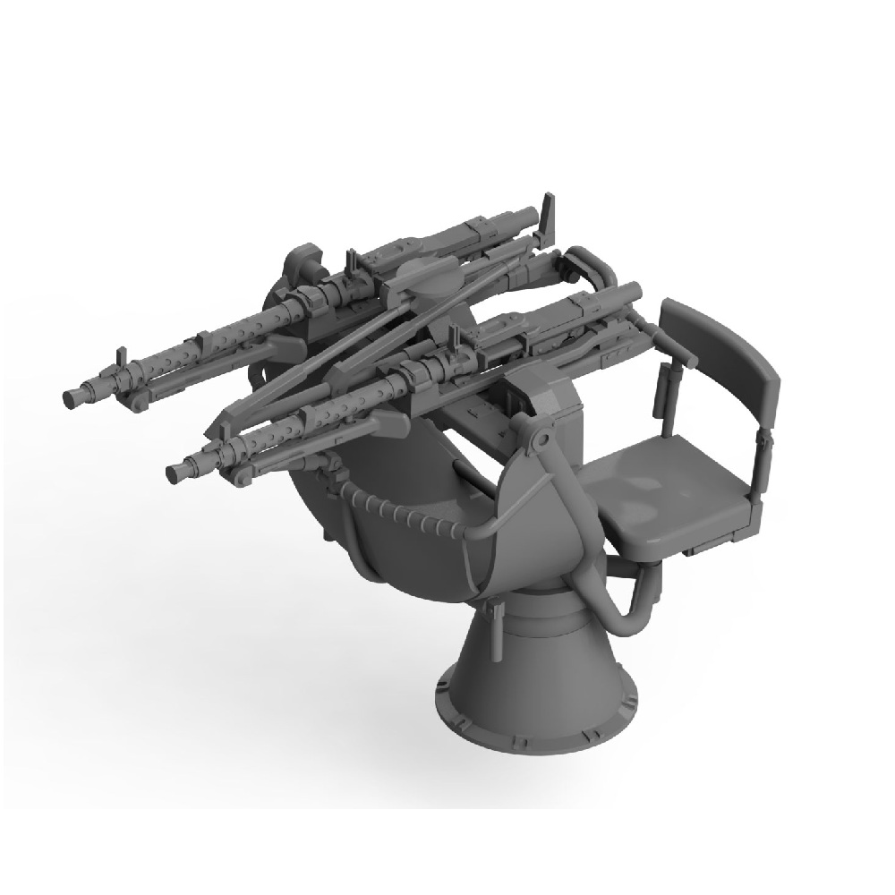 Alternative view of MG 34 Zwillingssockel 36 1:35