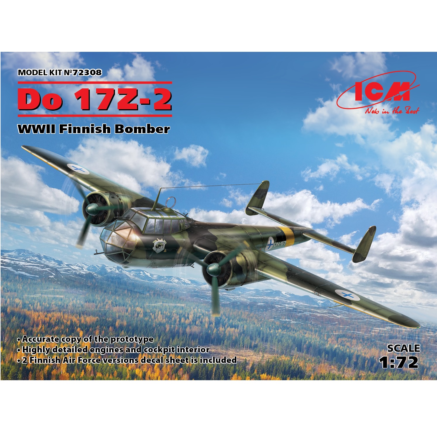 Dornier Do-17Z-2 1:72 SUOMI