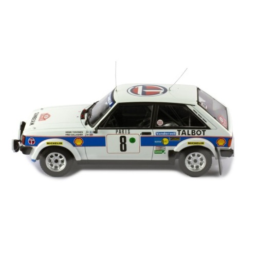 Alternative view of Talbot Sunbeam Lotus "1981 Monte Carlo Rallye WM No.8, H. Toivonen / F. Gallagher" 1:24 SUOMI