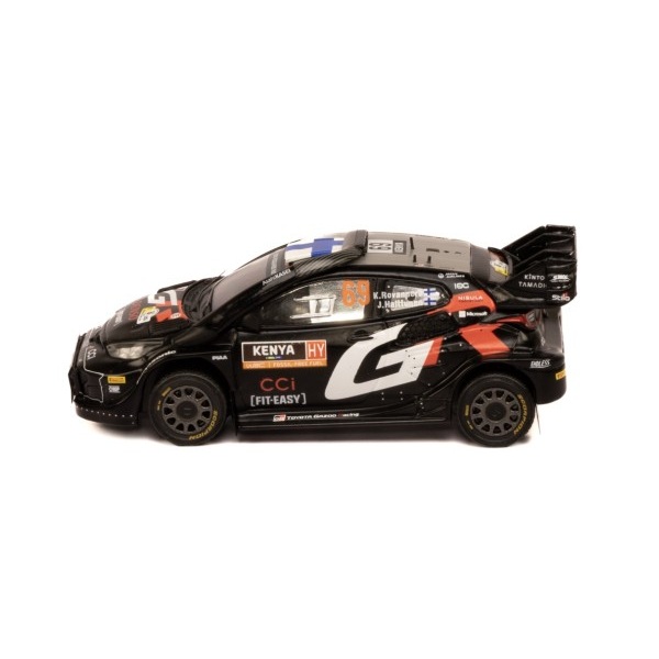Alternative view of Toyota GR Yaris "2024 Kenya Safari Rally No.69 K. Rovanperä / J. Halttunen" 1:43 SUOMI