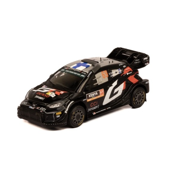 Toyota GR Yaris "2024 Kenya Safari Rally No.69 K. Rovanperä / J. Halttunen" 1:43 SUOMI